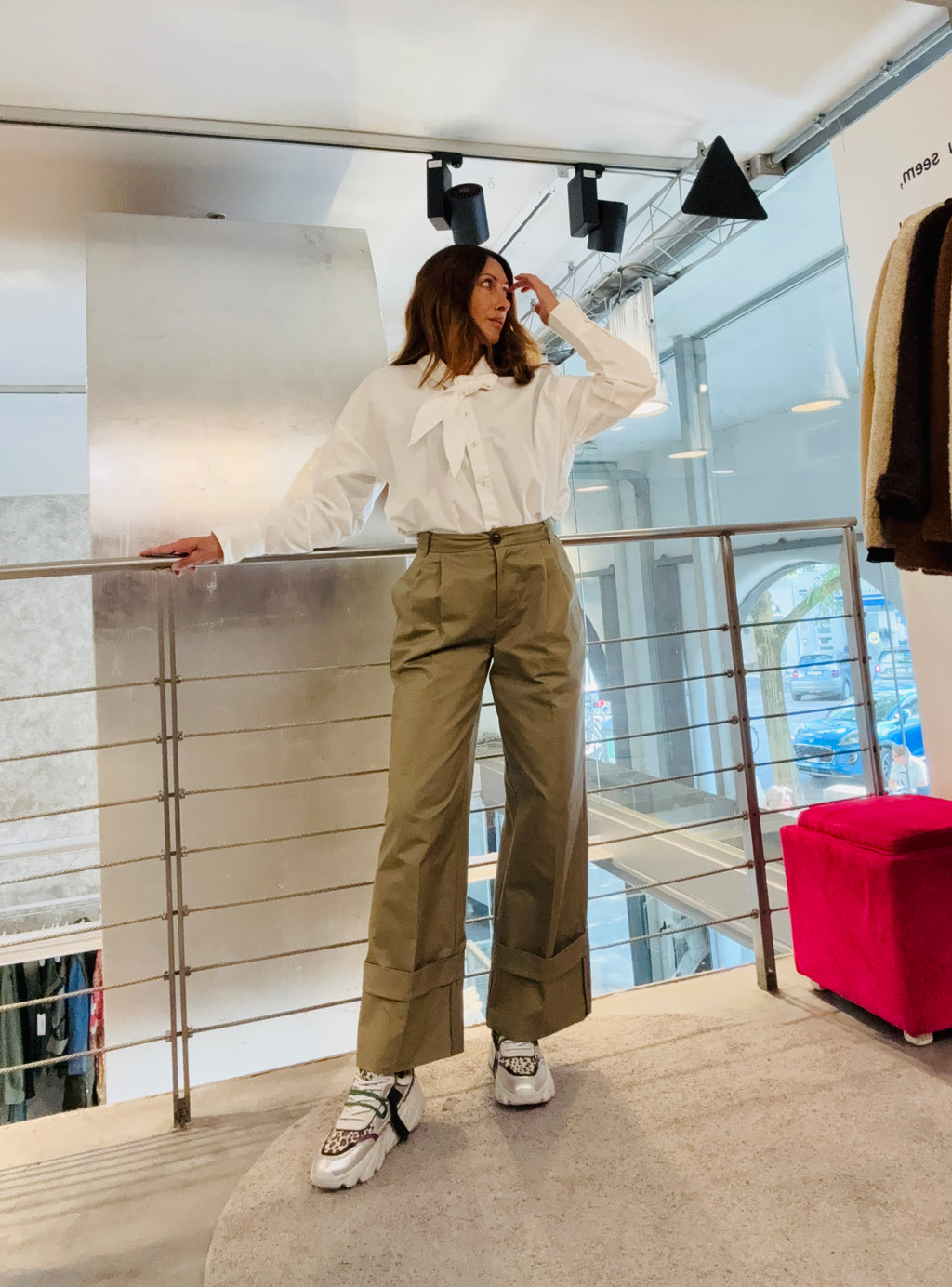 Pantalone Risvolto Vero Moda