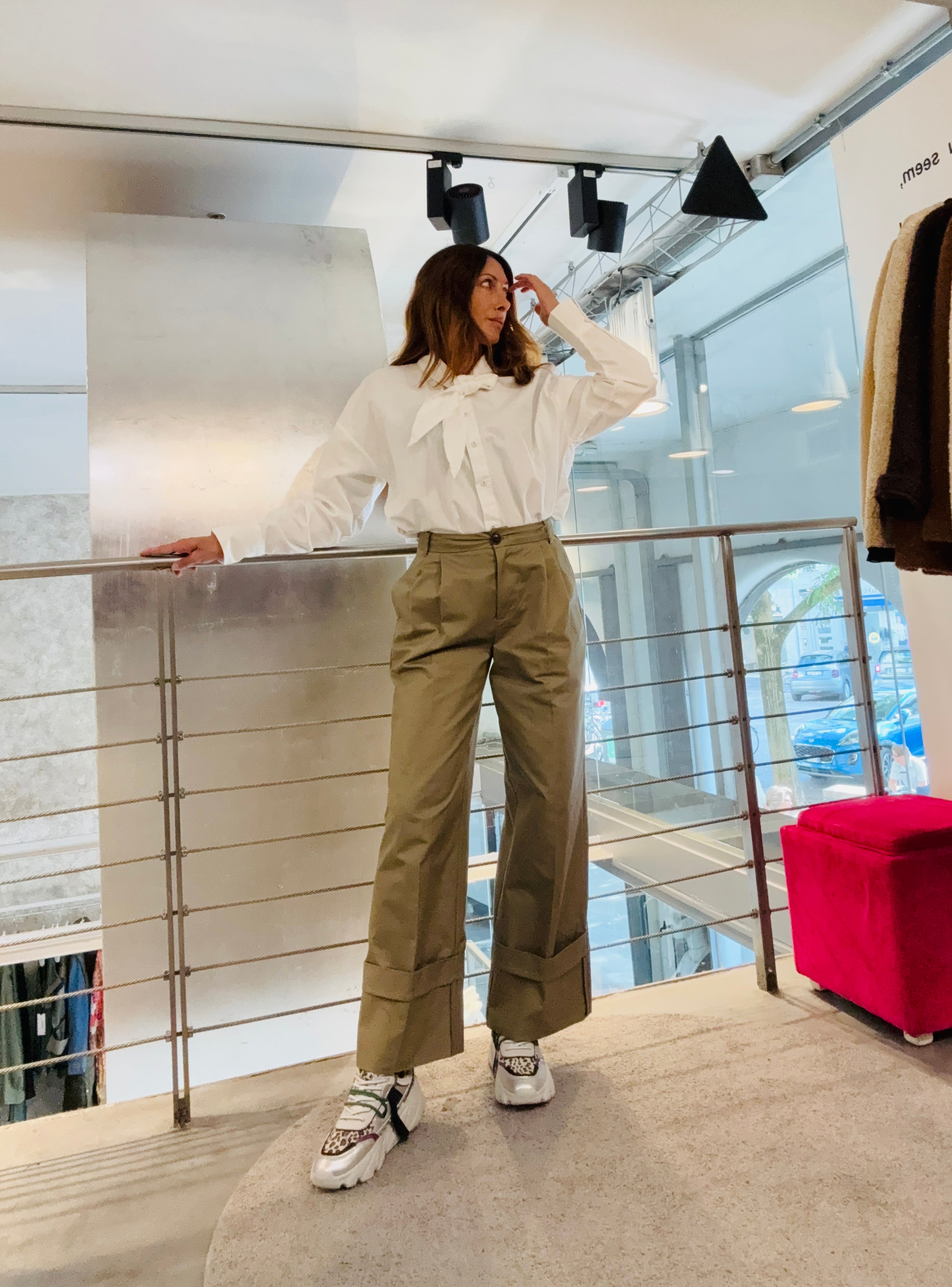 Pantalone Risvolto Vero Moda