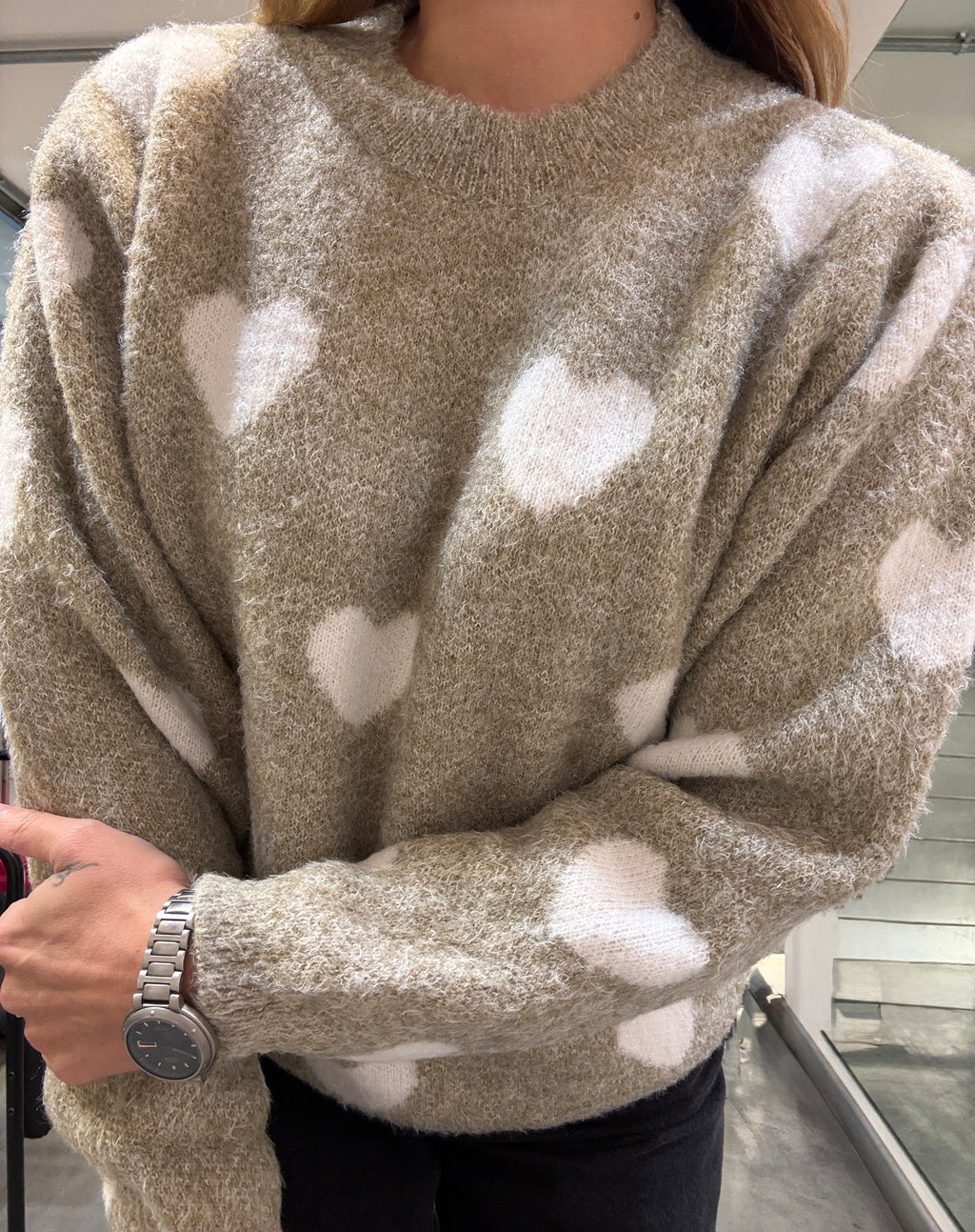 Pull Fluffy Cuori Molly Bracken