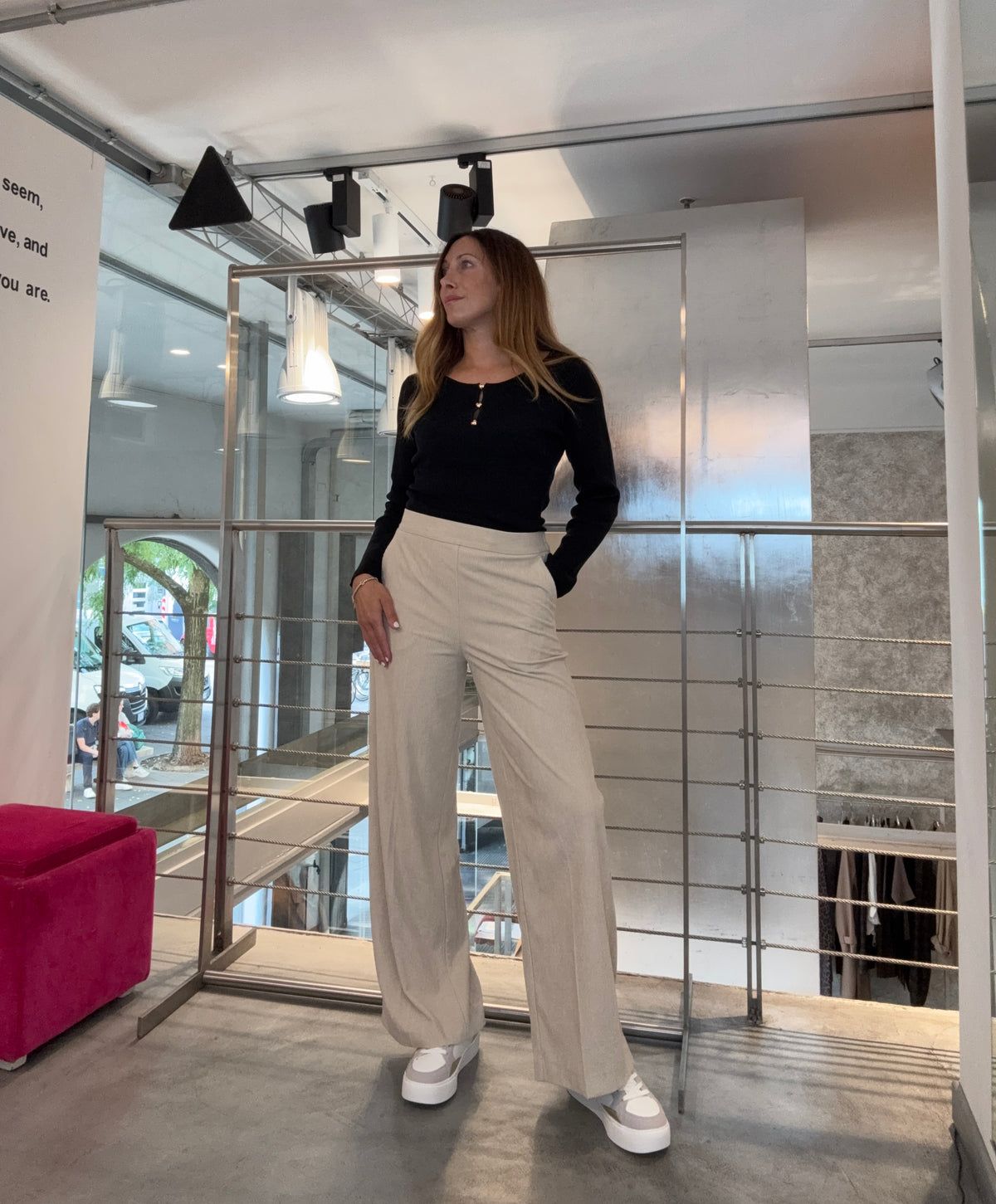 Pantalone Velluto Mark Up