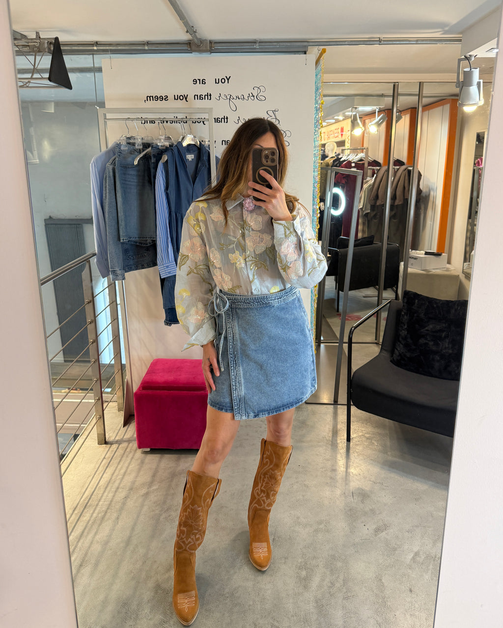 Gonna Mini Wrap Vero Moda
