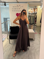 Slip Dress Scollo a V Landi Love