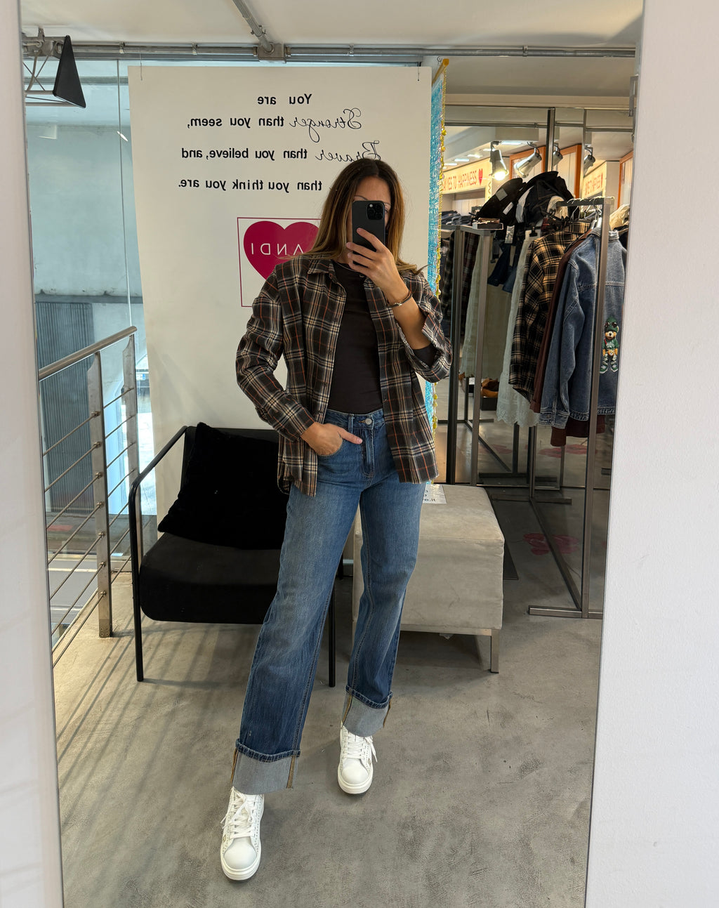 Camicia Madras Landi Love
