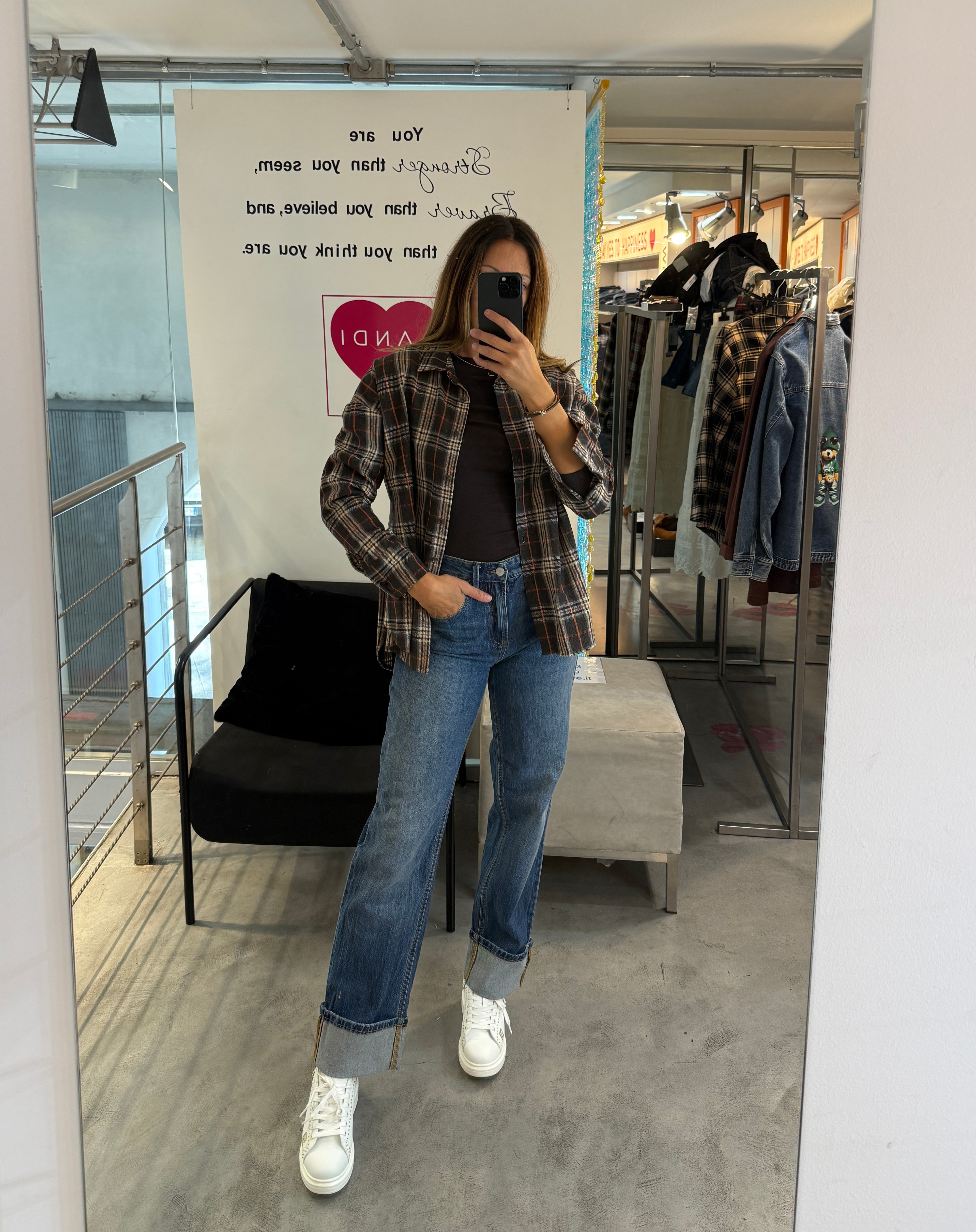 Camicia Madras Landi Love