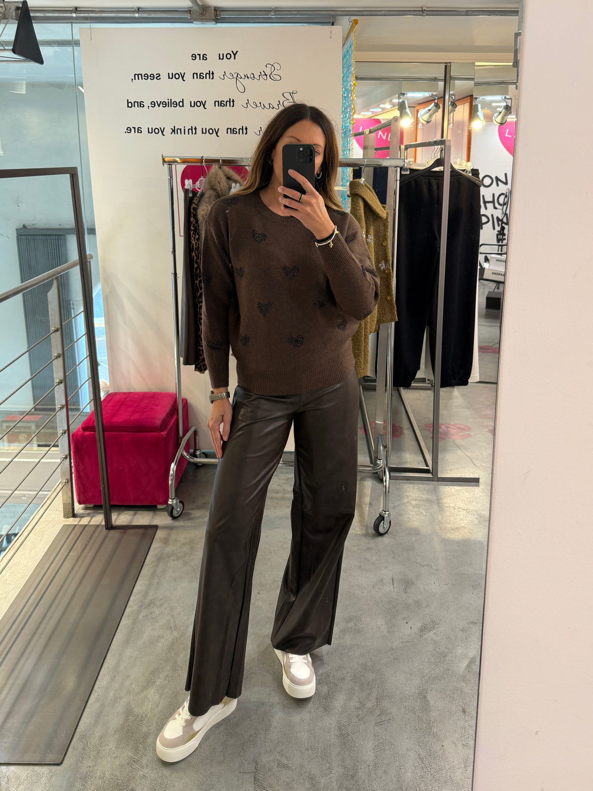 Pantalone Ecopelle Vero Moda