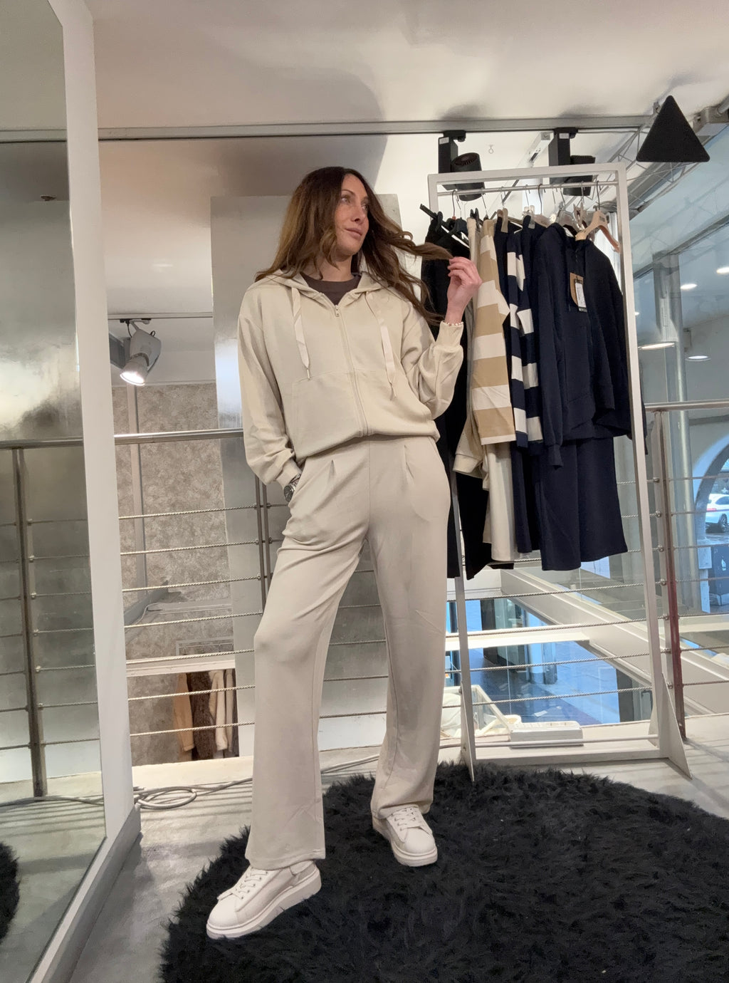 Felpa Zip Vero Moda