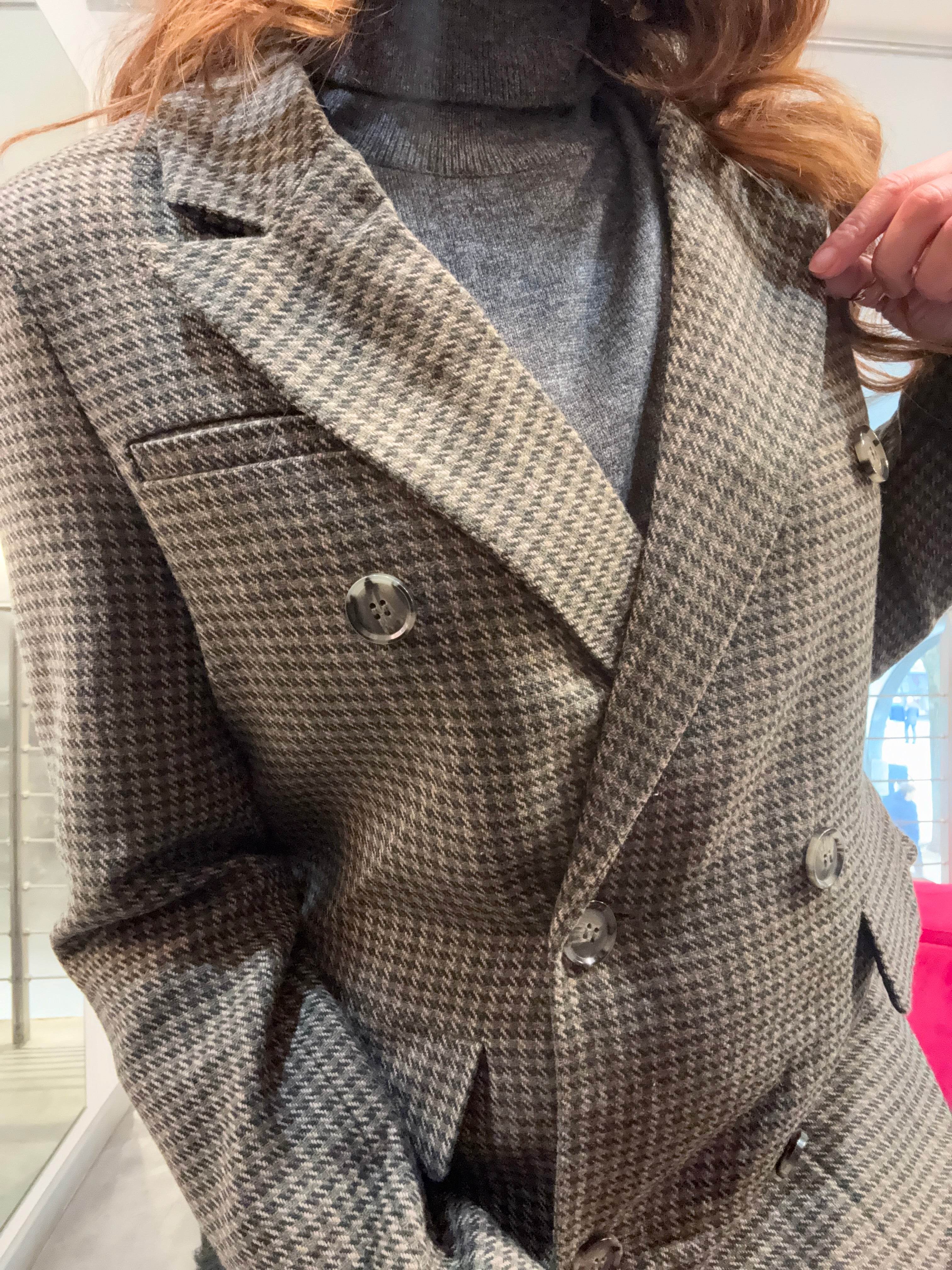 Cappotto Pied de Poule Vero Moda