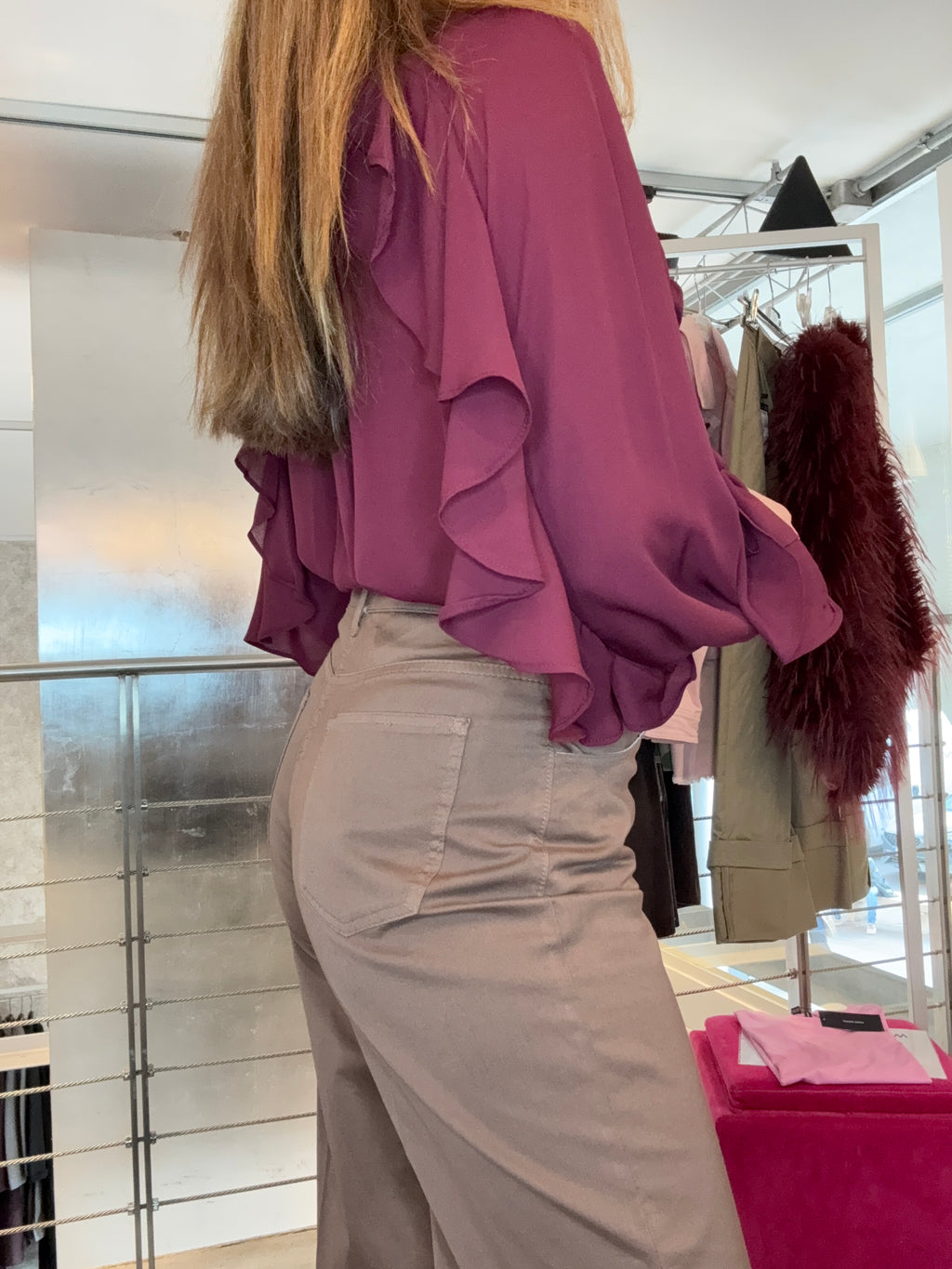 Camicia Rouches Glamorous