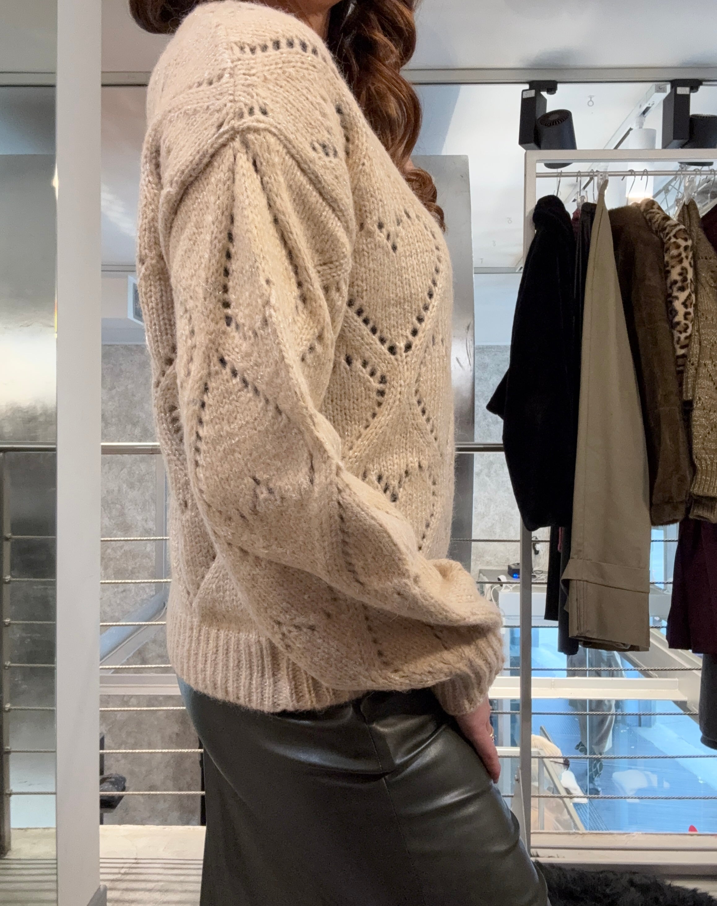 Pull Traforo Cuore Molly Bracken