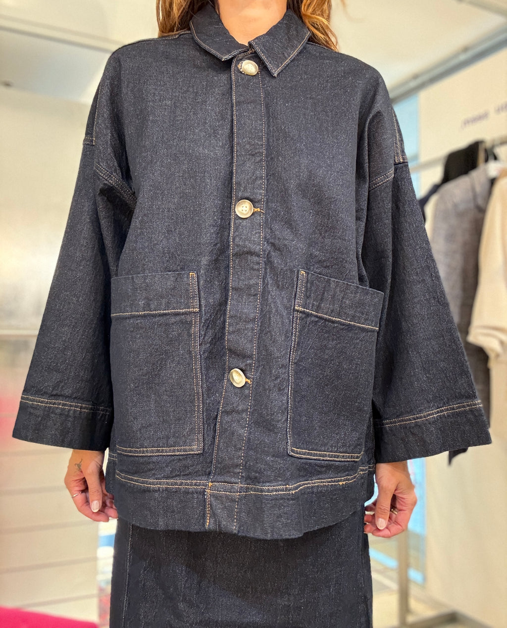 Giacca Denim Over Vero Moda
