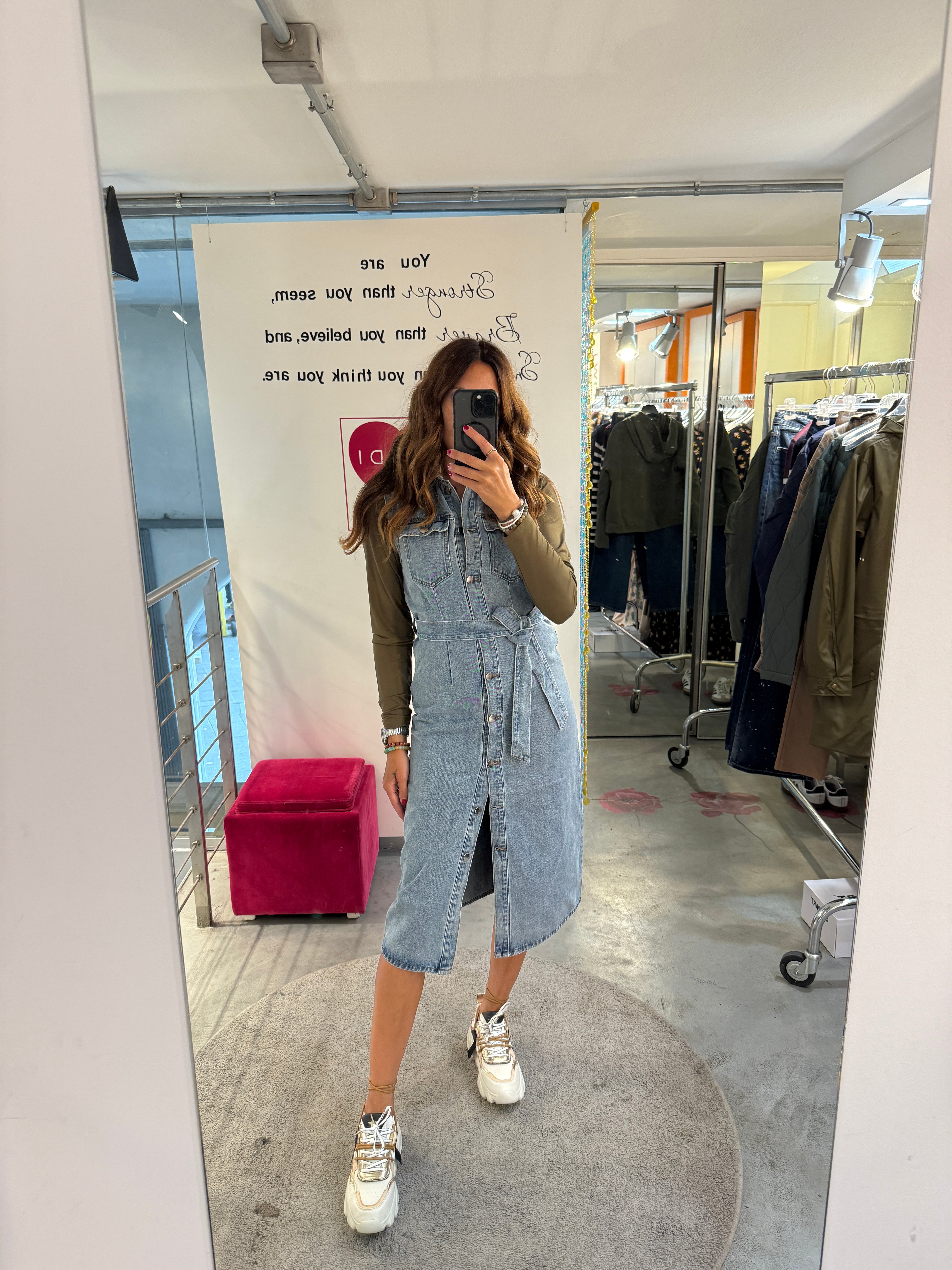 Abito Chemisier Denim Vero Moda