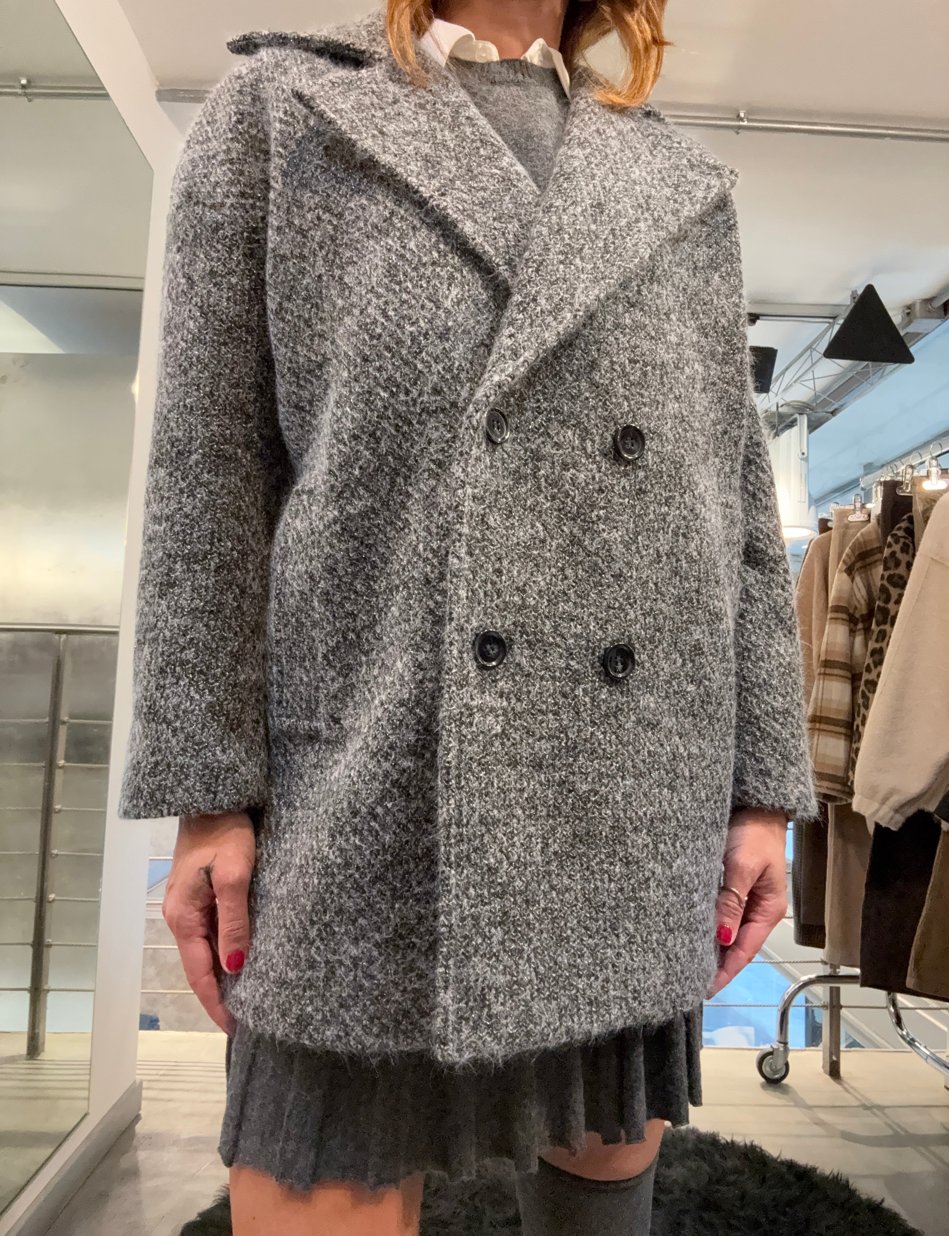 Cappotto Bouclé Lurex Molly Bracken