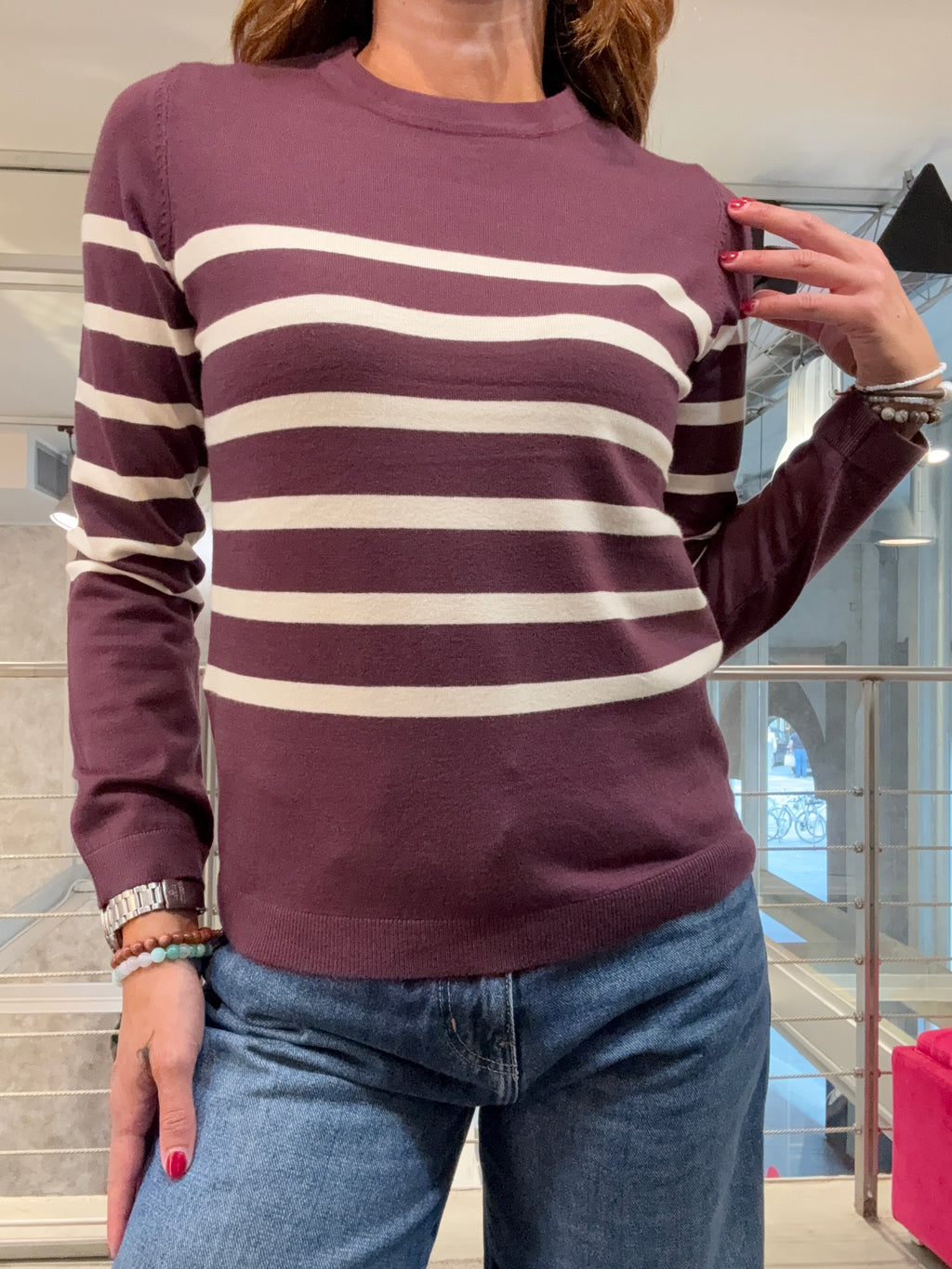 Pull Stripes Vero Moda