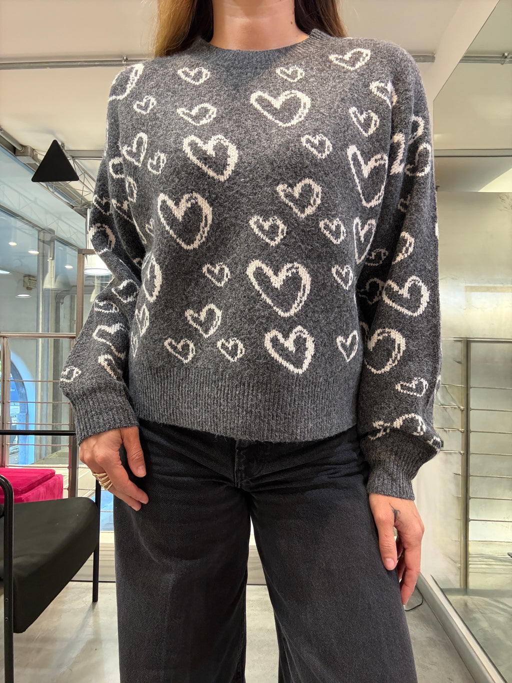 Pull Cuori Vero Moda