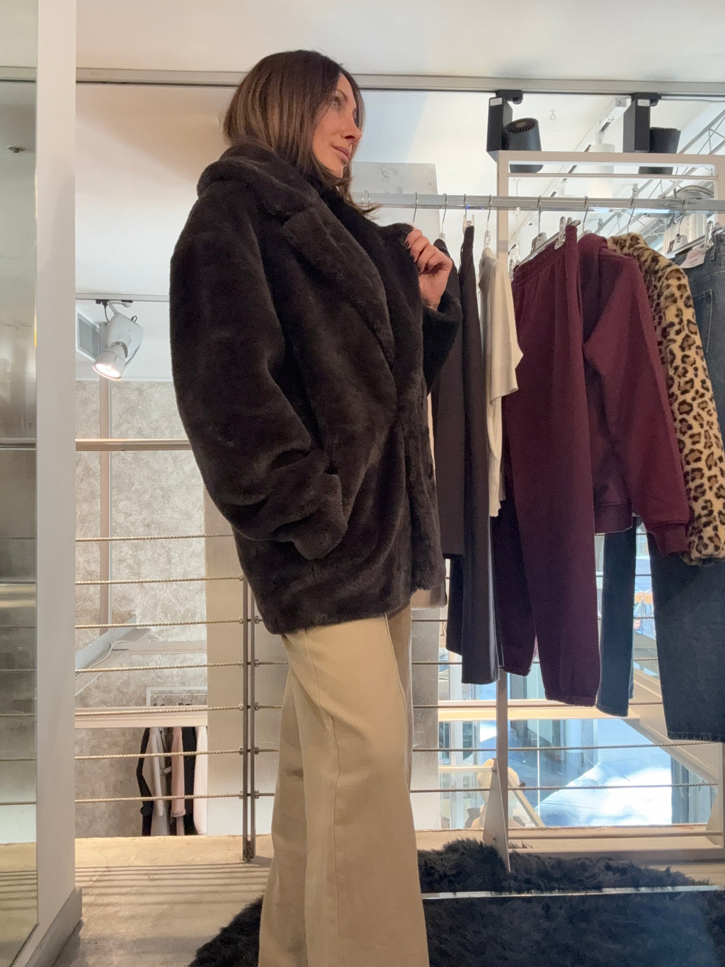 Ecopelliccia Doppio petto Molly Bracken