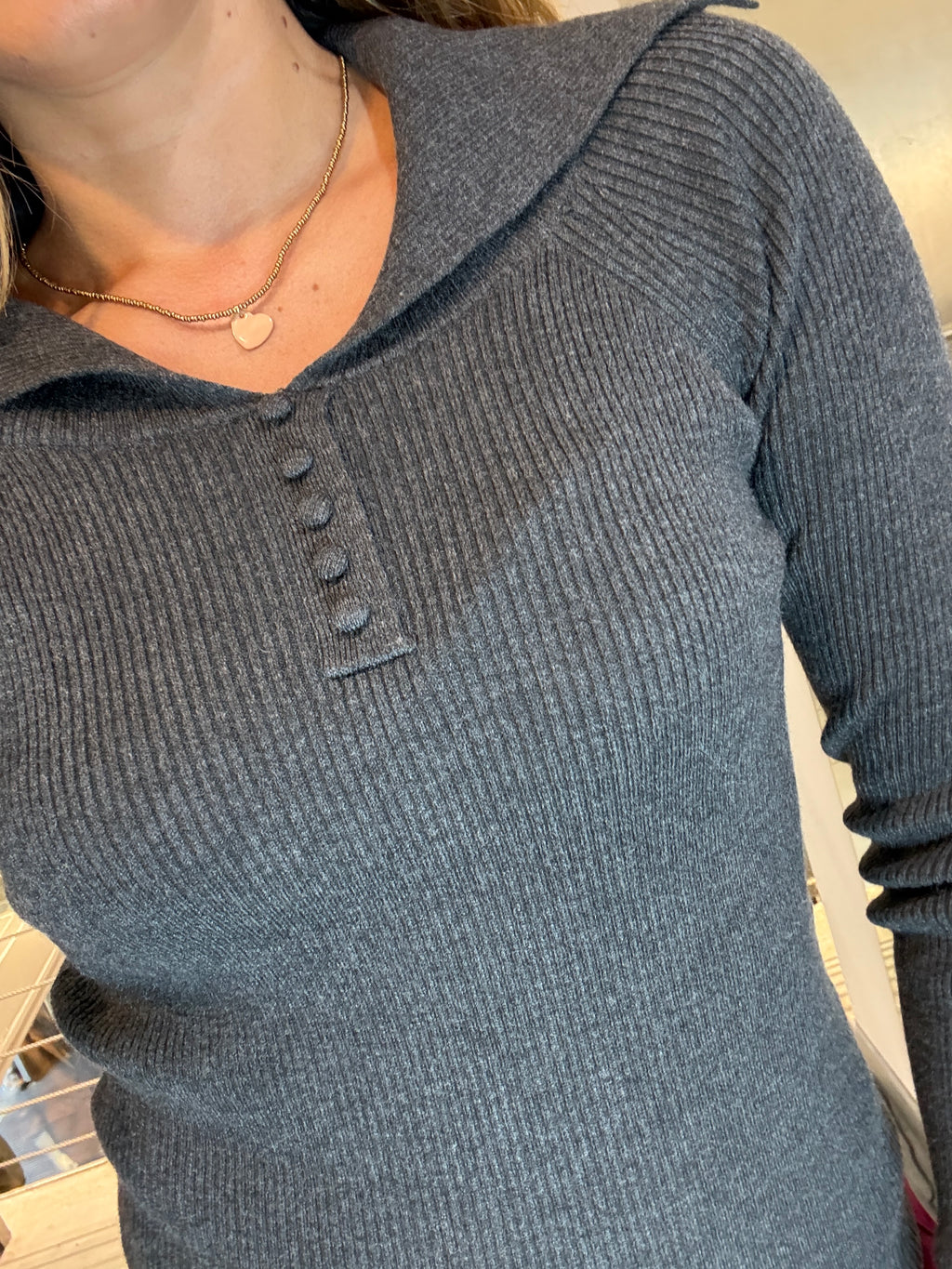 Maglia Collo Bottoni Vero Moda