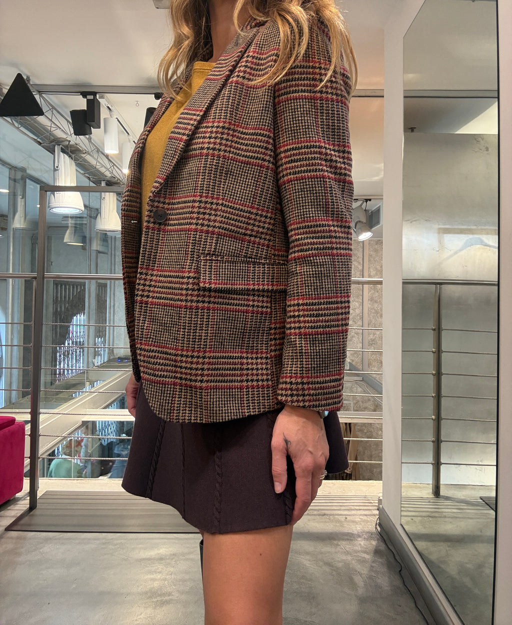 Blazer Pieds de Poule Vero Moda