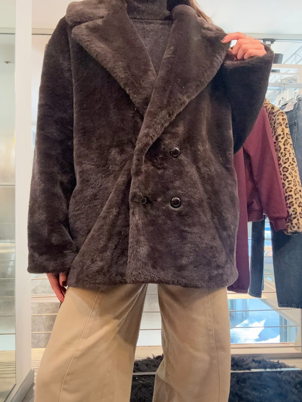 Ecopelliccia Doppio petto Molly Bracken