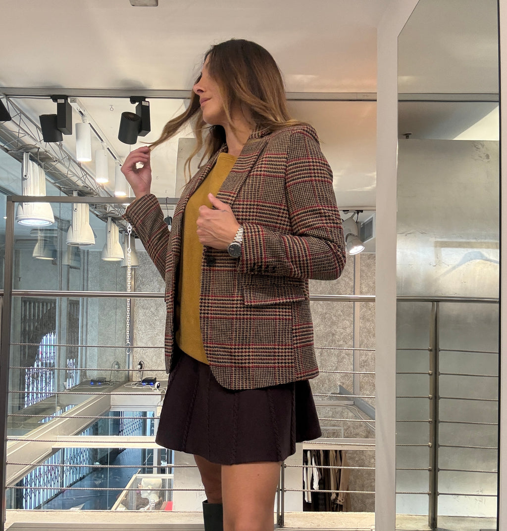 Blazer Pieds de Poule Vero Moda