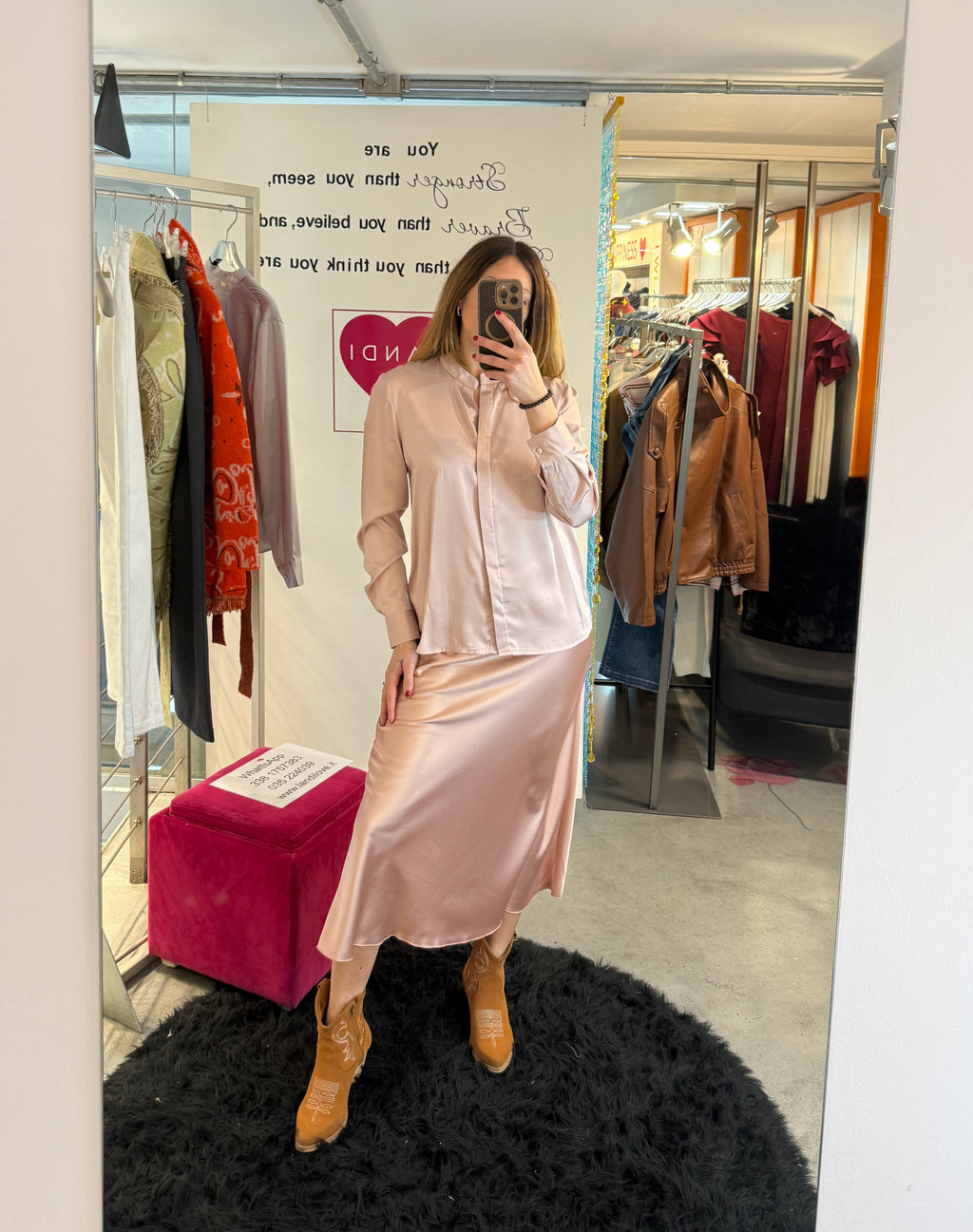 Camicia Raso Mark Up