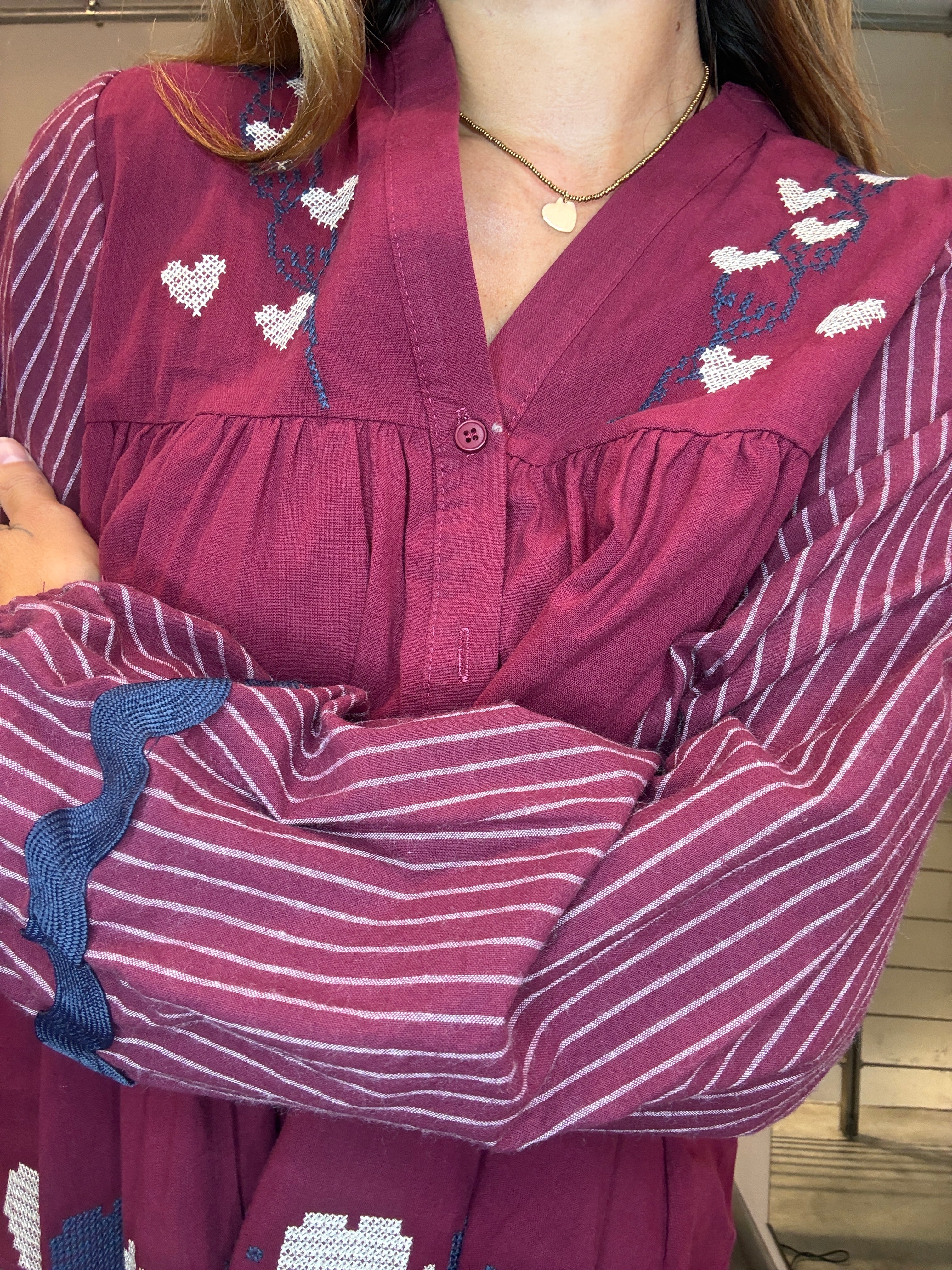 Camicia Ricami Landi