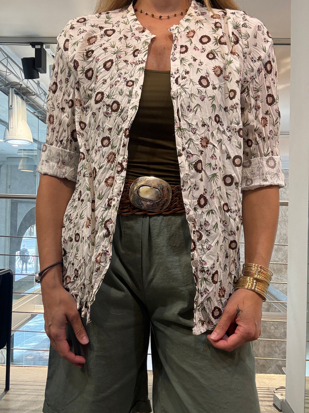 Camicia Fiore Landi
