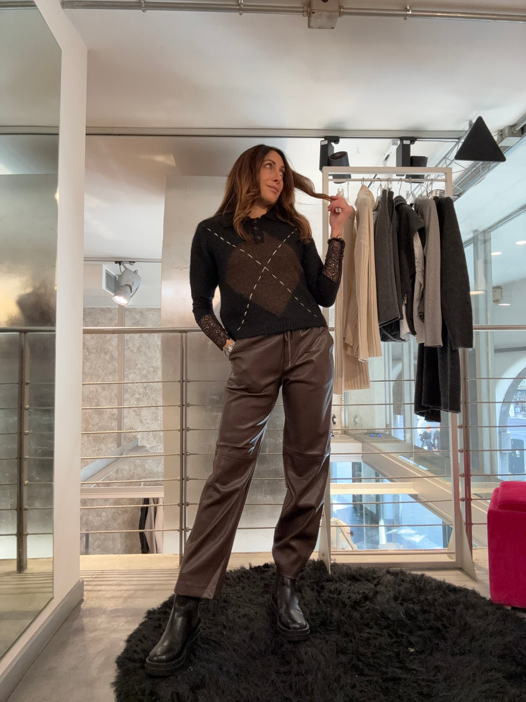 Pantalone Ecopelle Soyaconcept