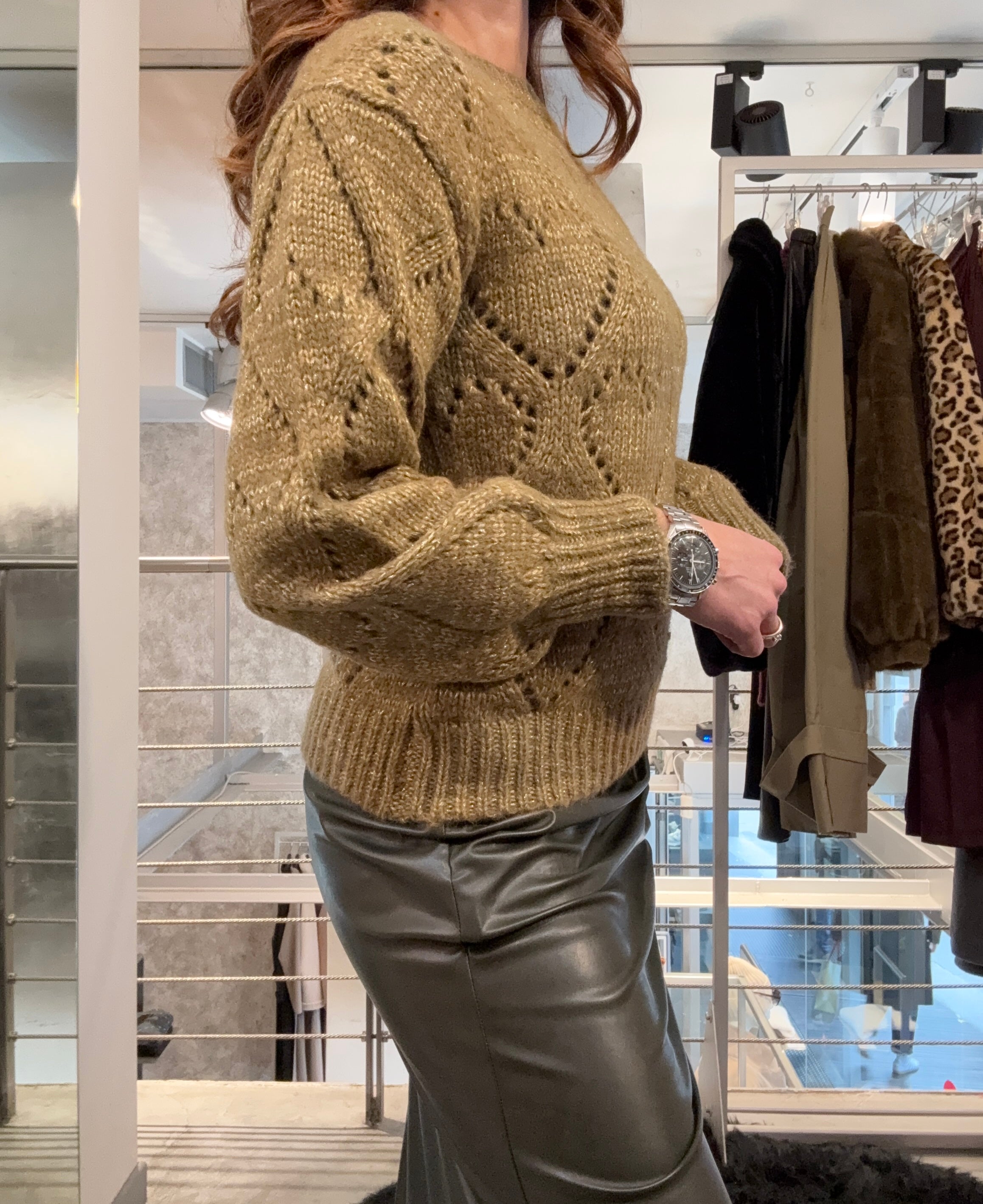 Pull Traforo Cuore Molly Bracken