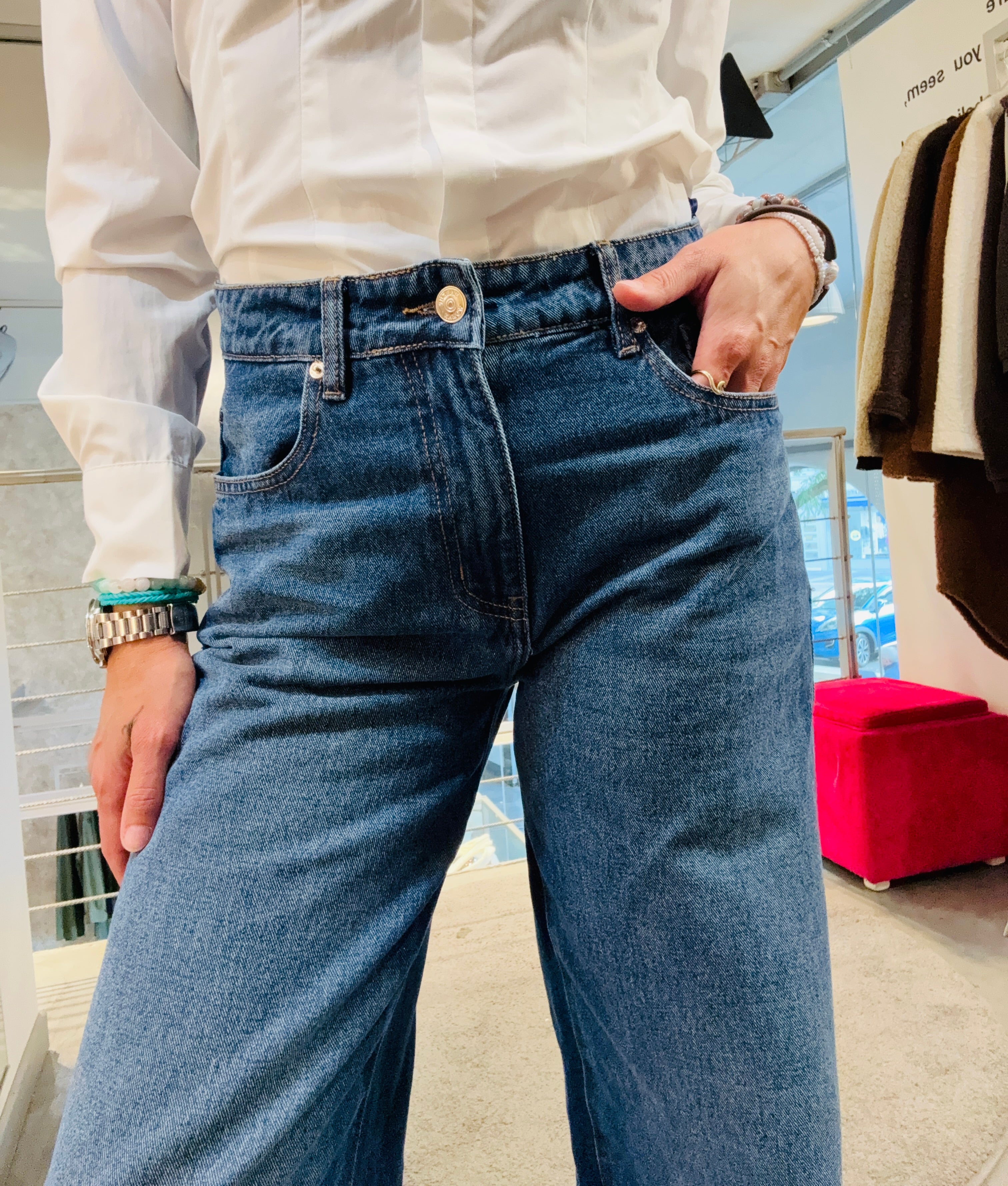 Jeans Wide Leg Mark Up