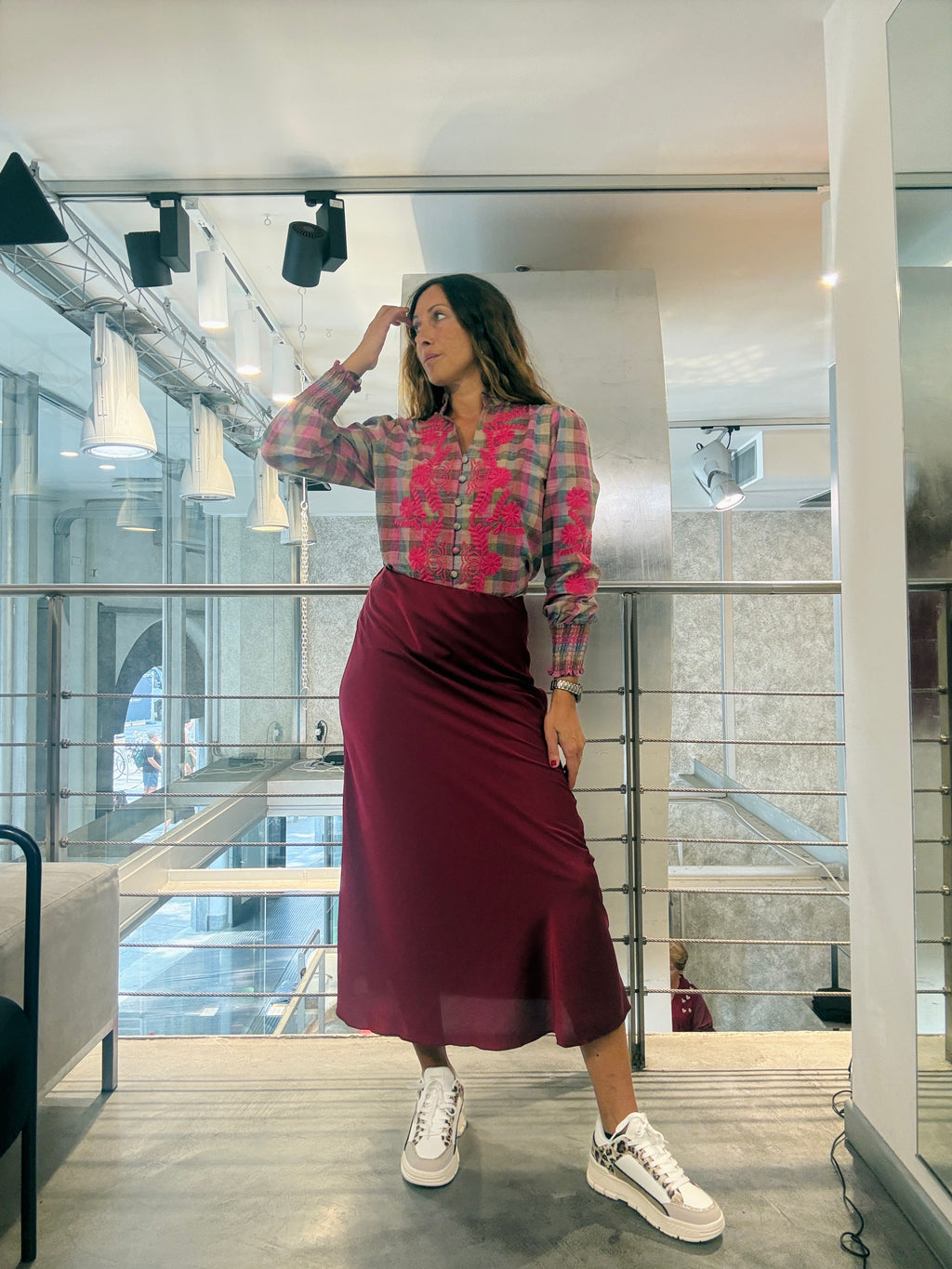 Camicia Ricamo Fiori