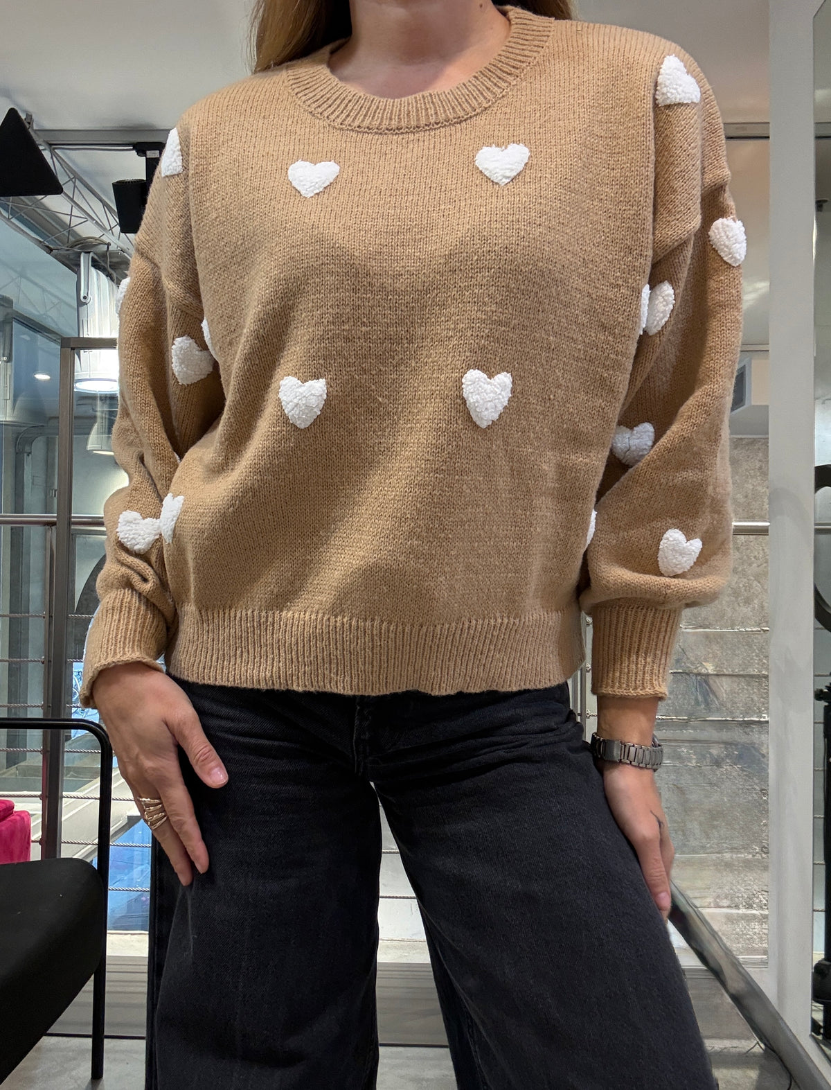 Pull Cuori Molly Bracken