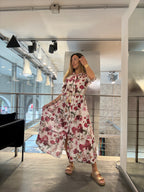 Abito Maxi Flowers Landi